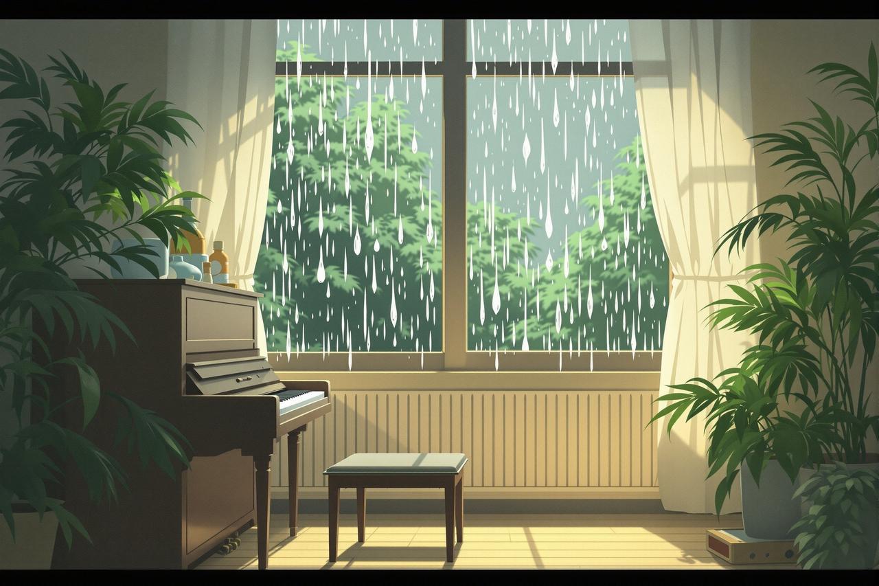 夸克短剧库 - 雨天的旋律，治愈日常治愈动漫短剧