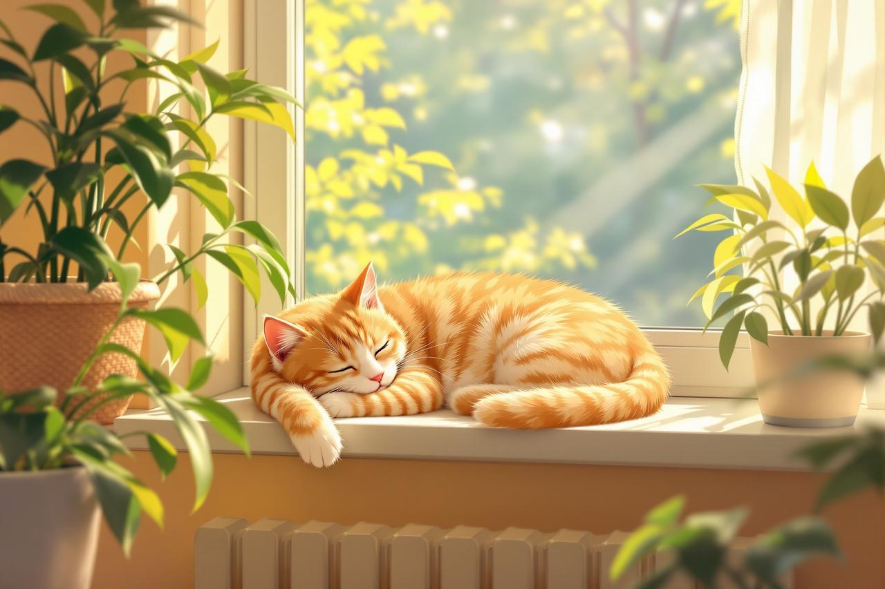 夸克短剧库 - 猫咪的午后，暖心陪伴治愈动漫短剧