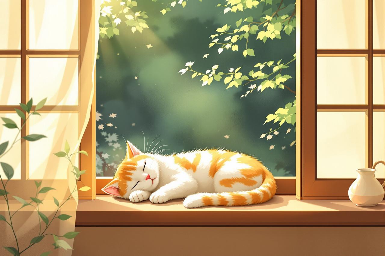 夸克短剧库 - 猫咪的午后，暖心陪伴治愈动漫短剧