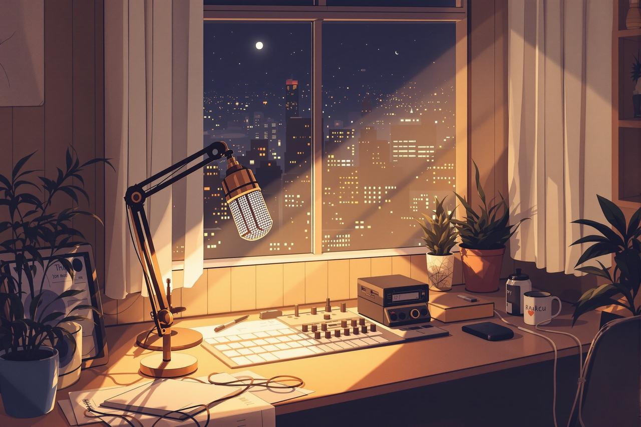 夸克短剧库 - 深夜电台，暖心陪伴治愈动漫短剧